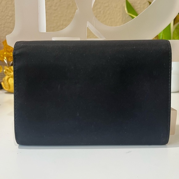 PRADA TESSUTO BLACK NYLON WALLET - Picture 2 of 15